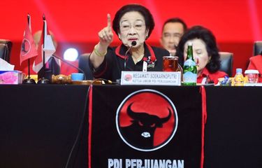 Megawati Sebut Jokowi di Hadapan Kader PDIP